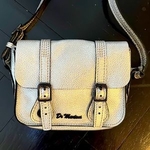 Dr Martens 7” crossbody, silver purses